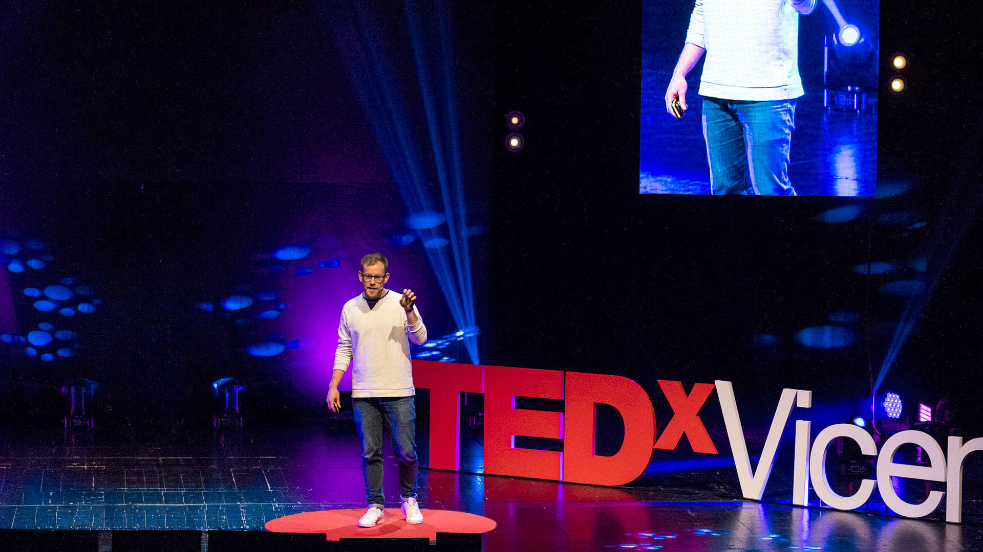 Daniel Disselkoen speaking at TEDx